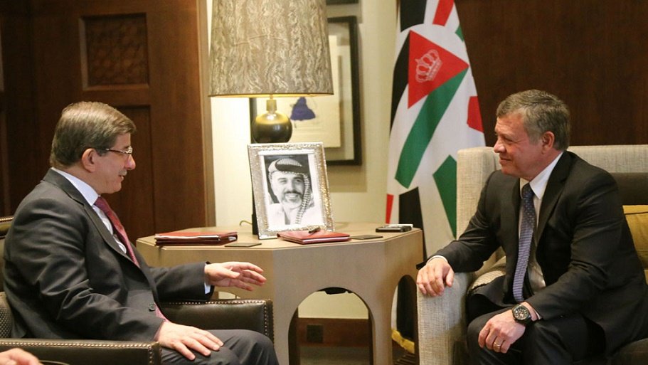 King Abdullah II and Turkish Prime Minister, Ahmet Davutoglu discuss Syrian crisis, war on terror