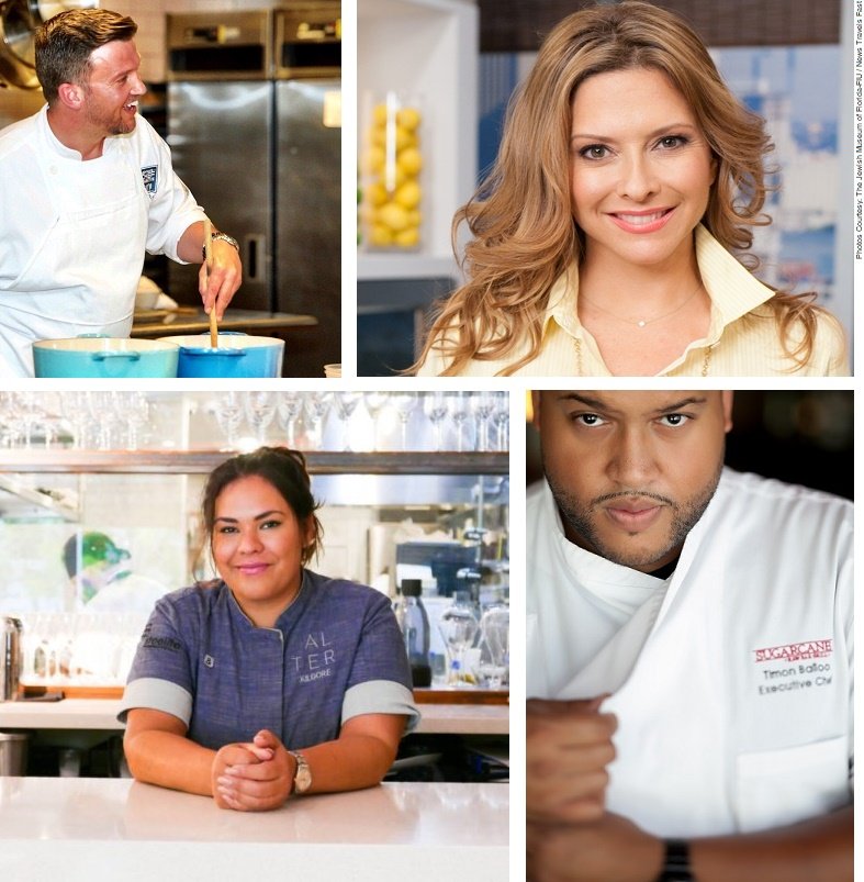 Celebrity Chefs: Todd Erickso, Ingrid Hoffmann, Soraya Kilgore and Timon Balloo