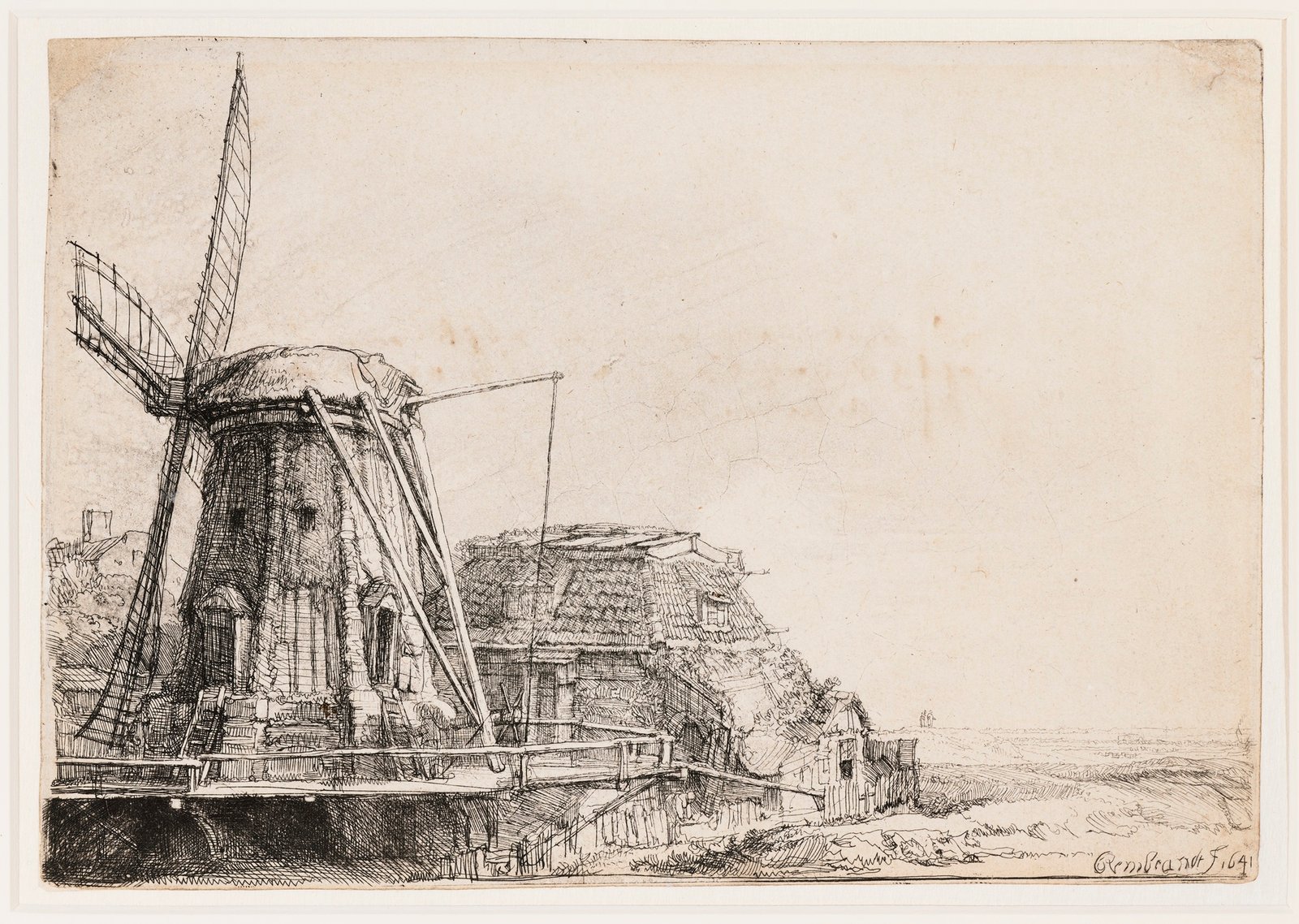 The Windmill, by Rembrandt van Rijn - 1641.