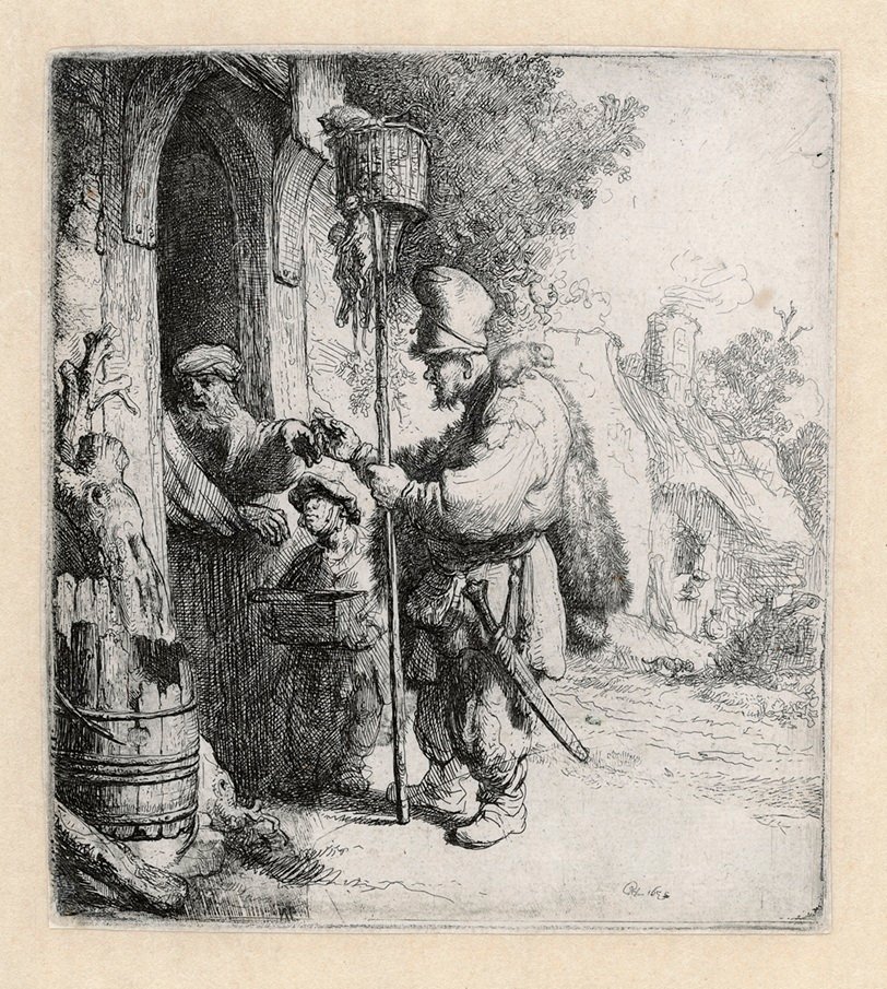 The Rat-Poison Peddler, by Rembrandt van Rijn - 1632.